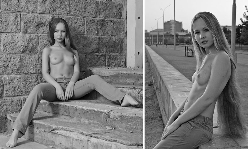 Хрупкая нимфа позирует абсолютно голая 14 фотография Хрупкая нимфа позирует абсолютно голая 14 фотография